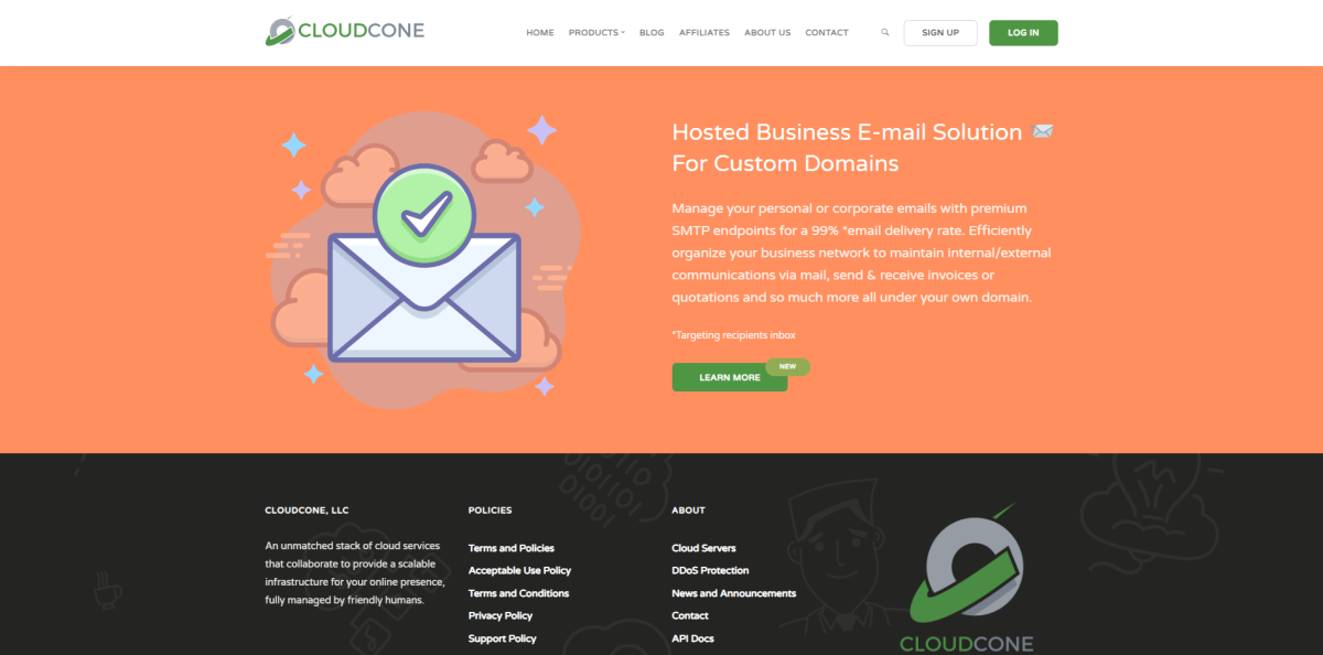 CloudCone:年末及元旦促销,美国VPS低至$9.99/年,洛杉矶机房,1Gbps带宽